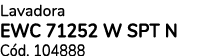 Lavadora EWC 71252 W SPT N C d. 104888