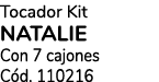 Tocador Kit NATALIE Con 7 cajones C d. 110216