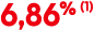6,86% (1)