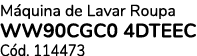 M quina de Lavar Roupa WW90CGC0 4DTEEC C d. 114473