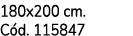 180x200 cm. C d. 115847