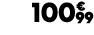 100 € 99