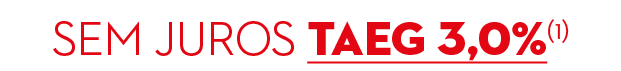 sem juros taeg 3,0%(1)