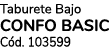 Taburete Bajo CONFO BASIC C d. 103599