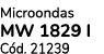 Microondas MW 1829 I C d. 21239