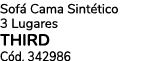 Sof Cama Sint tico 3 Lugares THIRD C d. 342986