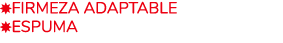  Firmeza Adaptable Espuma