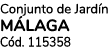 Conjunto de Jard n M LAGA C d. 115358