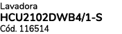 Lavadora HCU2102DWB4/1 S C d. 116514