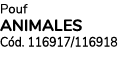 Pouf ANIMALES C d. 116917/116918
