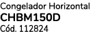 Congelador Horizontal CHBM150D C d. 112824