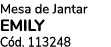 Mesa de Jantar EMILY C d. 113248