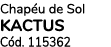 Chap u de Sol KACTUS C d. 115362