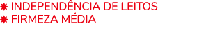  Independ ncia de leitos FIRMEZA M DIA