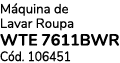 M quina de Lavar Roupa WTE 7611BWR C d. 106451