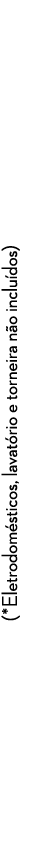 (*Eletrodom sticos, lavat rio e torneira n o inclu dos)