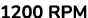 1200 RPM