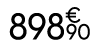 898 € 90