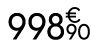 998 € 90