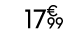 17 € 99