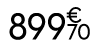 899 € 70