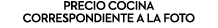 Precio cocina correspondiente a la foto