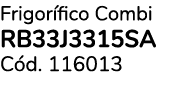 Frigor fico Combi RB33J3315SA C d. 116013