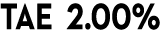 TAE 2.00%
