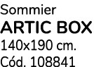 Sommier ARTIC BOX 140x190 cm. C d. 108841