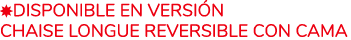 ￼disponible en versi n chaise longue reversible con cama