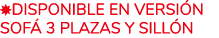 ￼disponible en versi n sof 3 Plazas y Sill n
