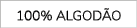 100% algod o
