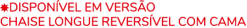  Dispon vel em vers o chaise longue revers vel com cama