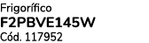 Frigor fico f2pbve145w C d. 117952