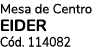 Mesa de Centro EIDER C d. 114082