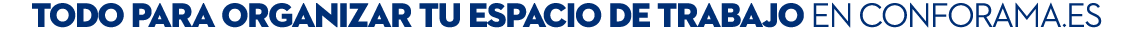 Todo para organizar tu espacio de trabajo en conforama.es