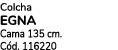 Colcha EGNA Cama 135 cm. C d. 116220 