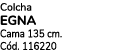 Colcha EGNA Cama 135 cm. C d. 116220 