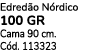 Edred o N rdico 100 gr Cama 90 cm. C d. 113323 