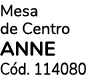 Mesa de Centro anne C d. 114080