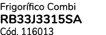 Frigor fico Combi RB33J3315SA C d. 116013
