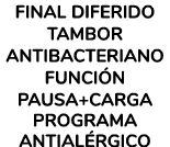 FINAL DIFERIDO TAMBOR ANTIBACTERIANO FUNCI N PAUSA+CARGA PROGRAMA ANTIAL RGICO