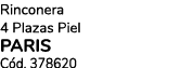 Rinconera 4 Plazas Piel PARIS C d. 378620