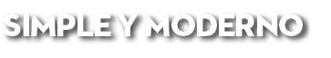 SIMPLE Y MODERNO