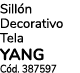 Sill n Decorativo Tela YANG C d. 387597