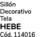 Sill n Decorativo Tela HEBE C d. 114016