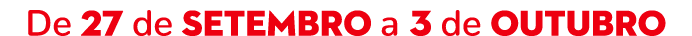 De 27 de setembro a 3 de outubro