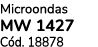 Microondas MW 1427 C d. 18878