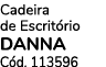 Cadeira de Escrit rio DANNA C d. 113596