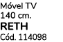 M vel TV 140 cm. RETH C d. 114098